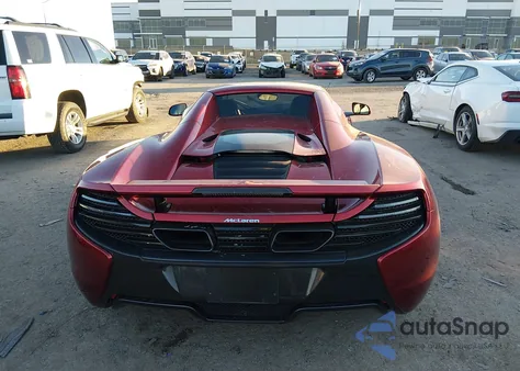 2015 Mclaren 650S z USA, uszkodzony, nr VIN SBM11FAA2FW004592